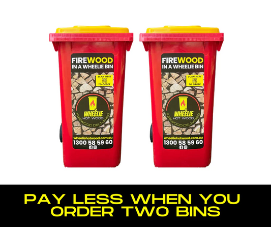 2 Bin Bundle - Premium Double Split Cooking Firewood